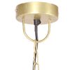 vidaXL Hanglamp rond 25 W E27 48 cm messingkleurig