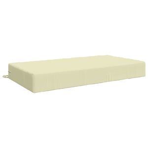vidaXL Zitkussen SOEST 100% Polyester Cr&egrave;mekleurig 120 x 80 x 15 cm