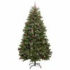 vidaXL Kunstkerstboom met 300 LED Groen 270 cm PVC en Metaal