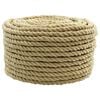 vidaXL Boottouw 12 mm 250 m Naturel