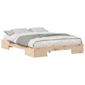 vidaXL Bedframe Bruin 150 x 200 cm