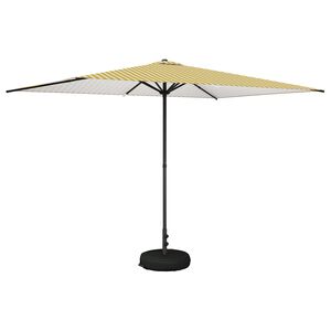 vidaXL Tuinparasol met Basis 200 x 300 cm Polyester Rechthoekig