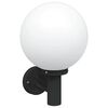 vidaXL Buiten Wandlamp Zwart 28 x 25 x 38 cm