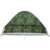 vidaXL Koepeltent 2-persoons waterdicht camouflage