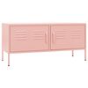 vidaXL Tv-meubel 105x35x50 cm staal roze