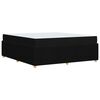 vidaXL Bedframe met matras Zwart 180 x 200 cm Stof