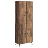 vidaXL Kastenset 2 st Oud hout Bewerkt hout