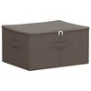 vidaXL Opbergbox 24 st Nonwoven stof 43 x 34 x 23 cm 33,6 L Grijs