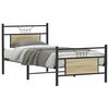 vidaXL Bedframe zonder matras hout sonoma eikenkleurig 80x200 cm
