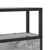 vidaXL Opberghoofdbord met plank Grijs sonoma 160 cm Bewerkt hout
