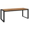 vidaXL Tuintafel met U-vormige poten 200x90x75 cm massief acaciahout