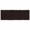 vidaXL Tafelblad natuurlijke rand 140x50x(2-6)cm eikenhout donkerbruin