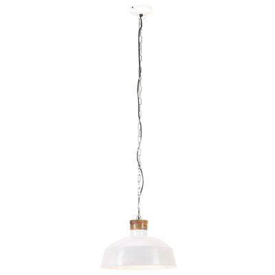 vidaXL Hanglamp industrieel E27 42 cm wit