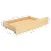 vidaXL Bedframe met 2 lades massief grenenhout 90x200 cm
