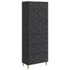 vidaXL Kastenset 2 st 66 x 34,5 x 90 cm Bewerkt hout Zwart