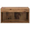 vidaXL TV-kast Wandgemonteerd Oud Hout 60 x 30 x 30 cm Bewerkt hout