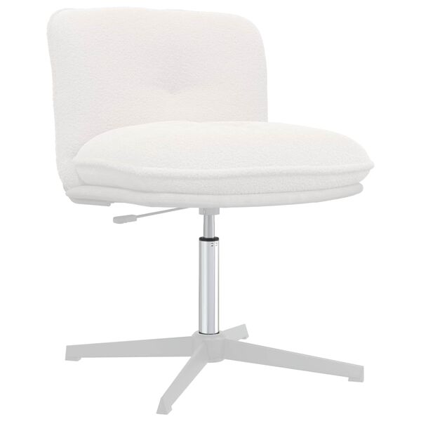 vidaXL Kantoorstoel gascilinder Chroom 18,5 cm IJzer