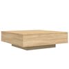 vidaXL Salontafel 100x100x31 cm bewerkt hout sonoma eikenkleurig