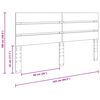 vidaXL Hoofdbord Grijs Sonoma 160 cm Bewerkt hout