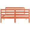 vidaXL Bedframe zonder matras massief grenenhout wasbruin 120x200 cm