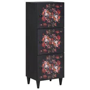 vidaXL Opslagkasten Multikleur 40 x 33,5 x 110 cm Massief Mango Hout