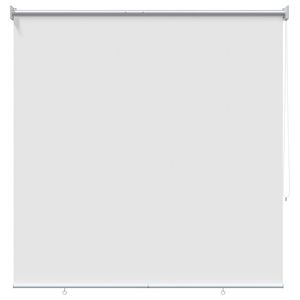 vidaXL Buitenrolgordijn UV-bescherming Wit 120 x 140 cm