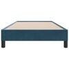 vidaXL Bedframe zonder matras 100x220 cm fluweel donkerblauw