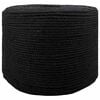 vidaXL Katoen Touw 4 mm 250 m Zwart 100% Katoen