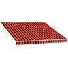 vidaXL Vervangende oplossing doek Oranje en Bruin 300 x 250 cm Canvas