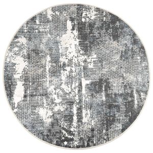 vidaXL Vloerkleed wasbaar anti-slip &Oslash; 120 cm meerkleurig