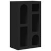 vidaXL Dressoir ELST Zwart 59 x 35 x 100,5 cm Bewerkt hout