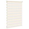 vidaXL Zebra rolgordijn 100x100 cm stofbreedte 95,9 cm marmerbeige