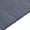 vidaXL Buitenkleed platgeweven 200x280 cm blauw