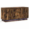 vidaXL TV-kast 100 x 38 x 49 cm Gerookt eiken Bewerkt hout