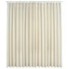 vidaXL Gordijn verduisterend met haken 290x245 cm fluweel cr&egrave;me