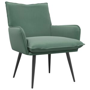 vidaXL Fauteuil Zeegroen fluweel