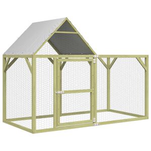 vidaXL Kippenhok 200x100x150 cm ge&iuml;mpregneerd massief grenenhout