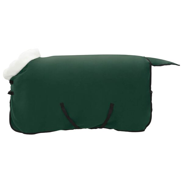 vidaXL Paardendeken Volledig Donkergroen 75 cm Polar fleece