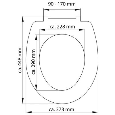 SCHÜTTE Toiletbril met soft-close WHITE duroplast