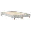 vidaXL Bedframe Beton Grijs 193 x 123 x 25 cm Bewerkt hout