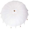 vidaXL Balinese parasol met basis 260 210-220 cm