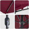 vidaXL Tuinparasol Bordeaux Rood 385 x 209 x 244 cm Polyester