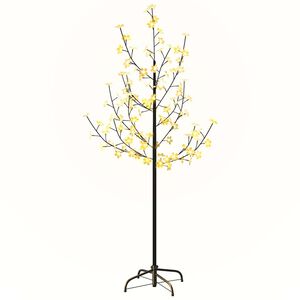 vidaXL Boom kersenbloesem 84 LED's warmwit 120 cm