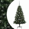 vidaXL Kunstkerstboom met Ballen 120 cm 150 LED's Warmwit