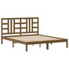 vidaXL Bedframe massief hout honingbruin 160x200 cm