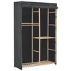 vidaXL Kledingkast 3-laags 110x40x170 cm stof grijs
