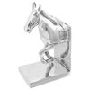 vidaXL Boekensteunen 2 st Zilver 11 x 14 x 25 cm Aluminium