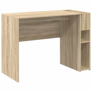 vidaXL Bureau Sonoma Eiken Bewerkt hout 109 x 50 x 78 cm