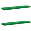 vidaXL Bank Kussens SOEST 2 st 100% Polyester Groen 180 x 40 x 8 cm