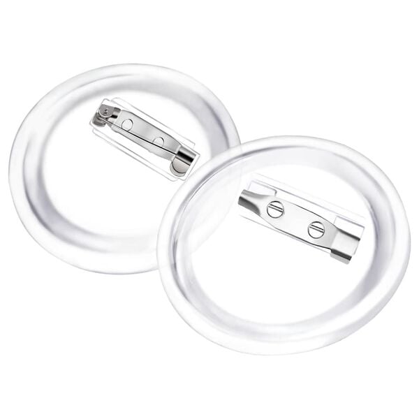 vidaXL Buttons met spelden 100 st 37 mm acryl